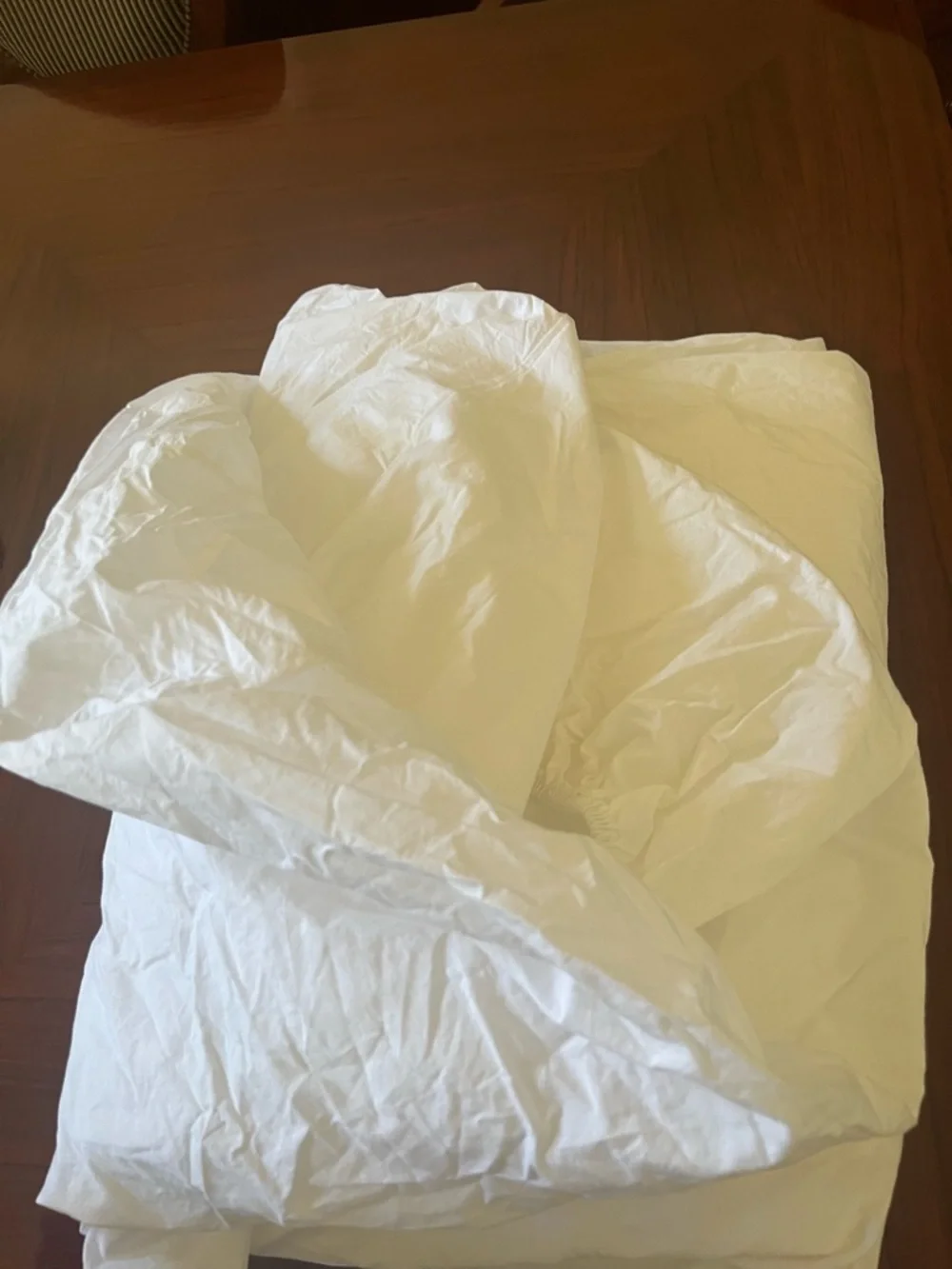Arhaus White King size Fitted sheet only - Made in Italy
